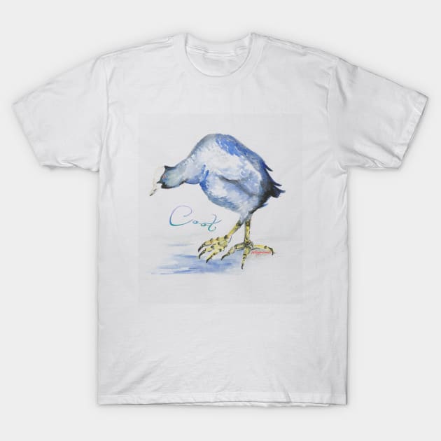 Blue Coot T-Shirt by jellygnomes